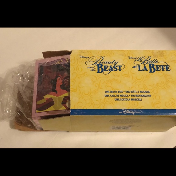 1991 Disney Beauty + the Beast Music Box NWT - Picture 14 of 16